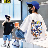 Boys Oversized Cotton T-Shirt – Casual, Relaxed Fit & Breathable Comfort
